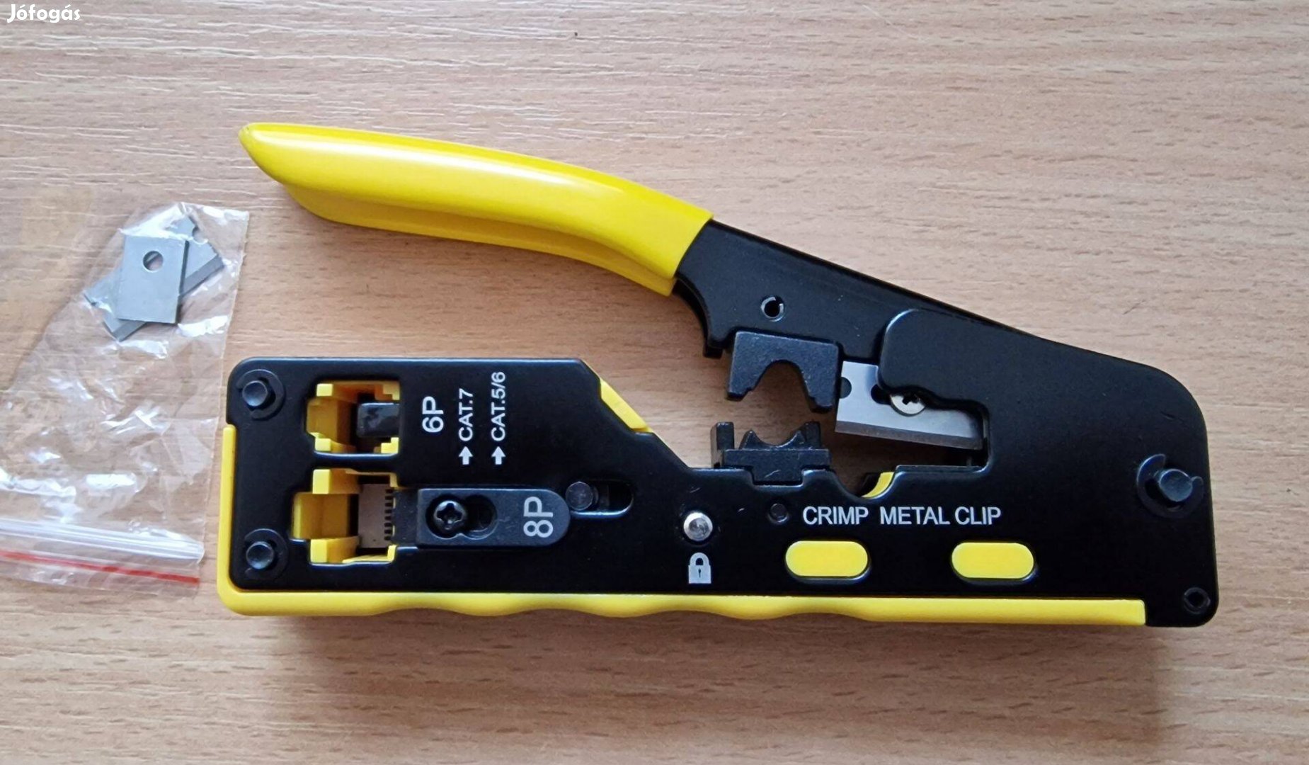 Krimpelő többfunkciós fogogó CAT5 CAT6 CAT7 RJ45 EZ Rj11 R12 RJ45