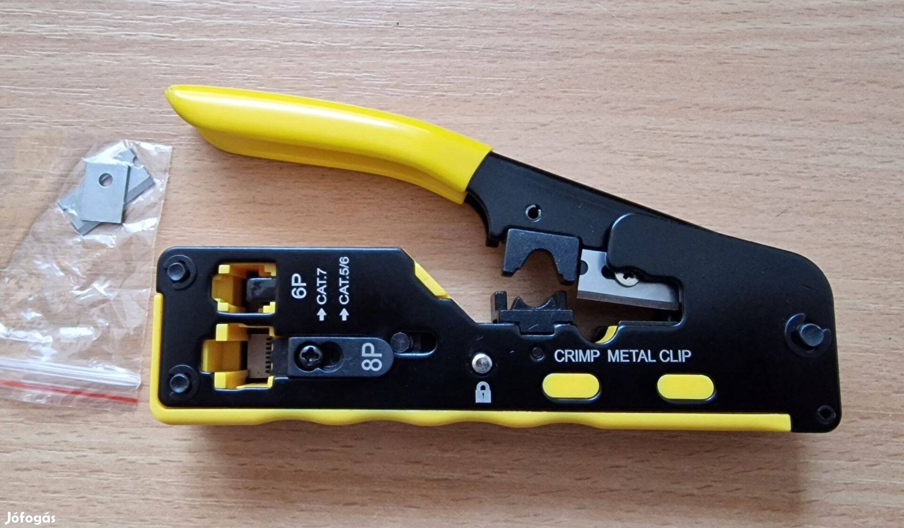 Krimpelő többfunkciós fogogó CAT5 CAT6 CAT7 RJ45 EZ Rj11 R12 RJ45