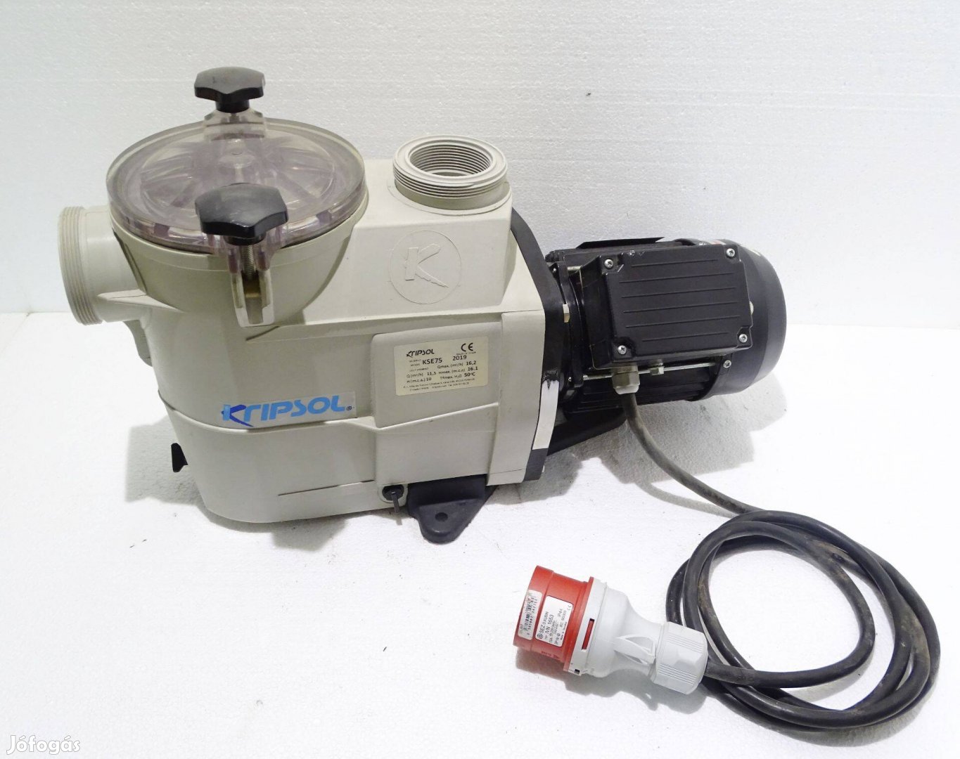 Kripsol KSE75 medence vízforgató szivattyú keringető szűrő