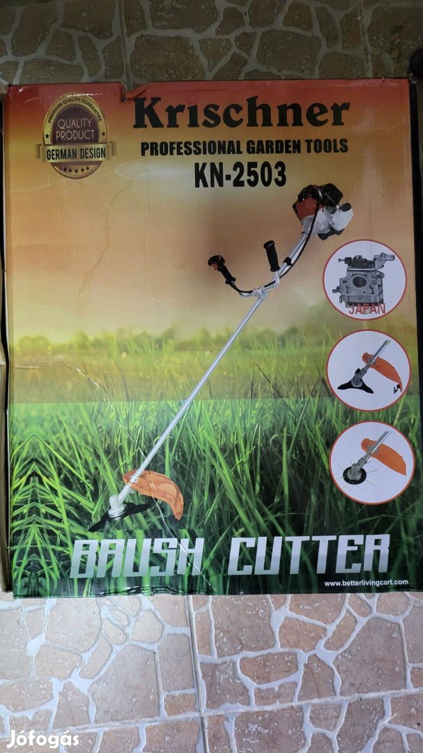 Krischner benzines benzinmotoros fűkasza bozótvágó 5,2LE / 52cm3