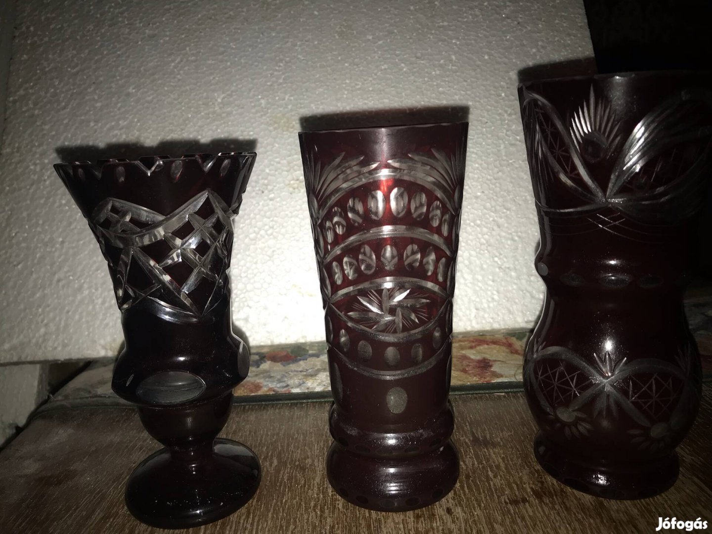 Kristály Virág váza