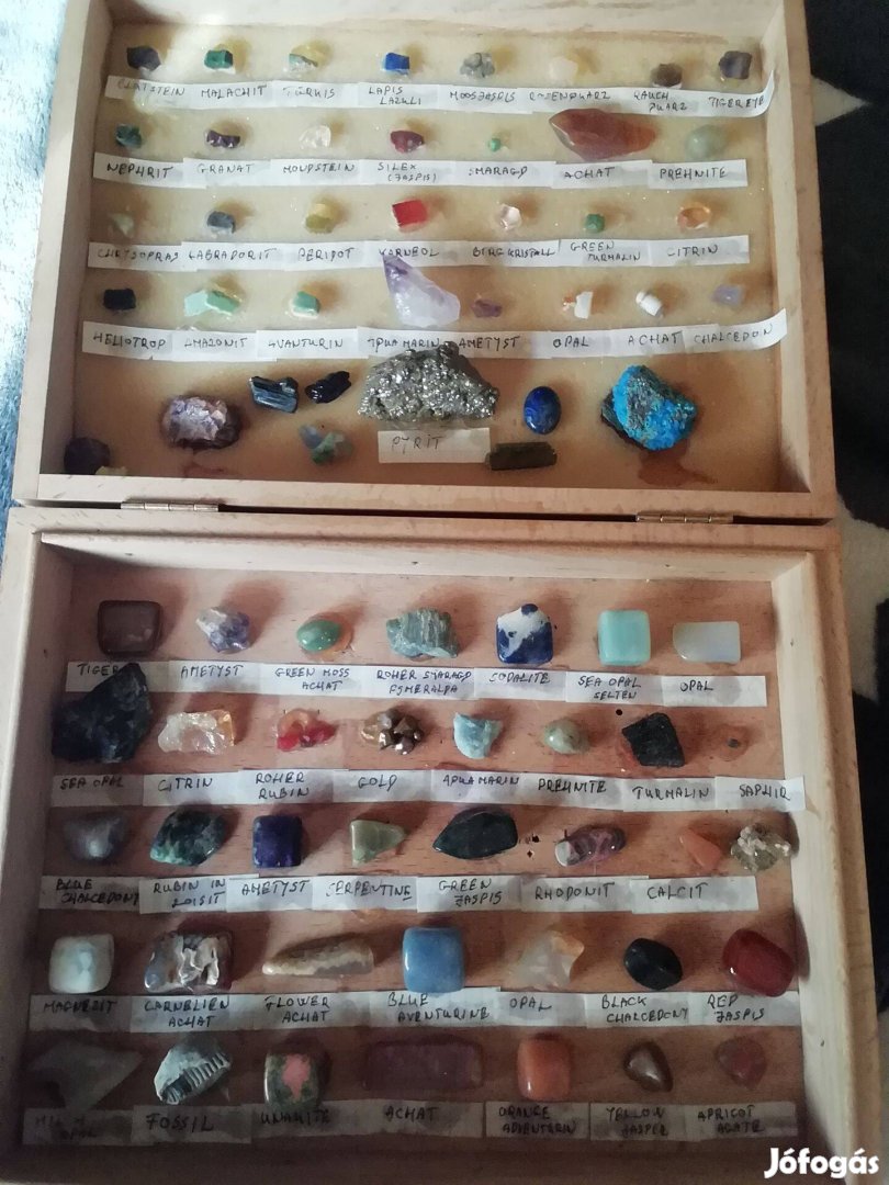Kristály, ásvány és drágakő gyűjtemény