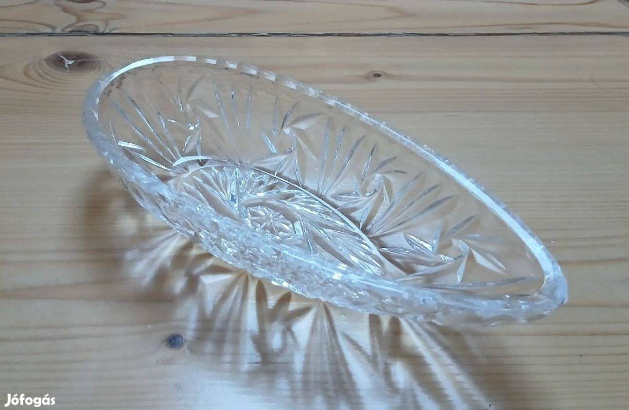 Kristály kínálótál eladó