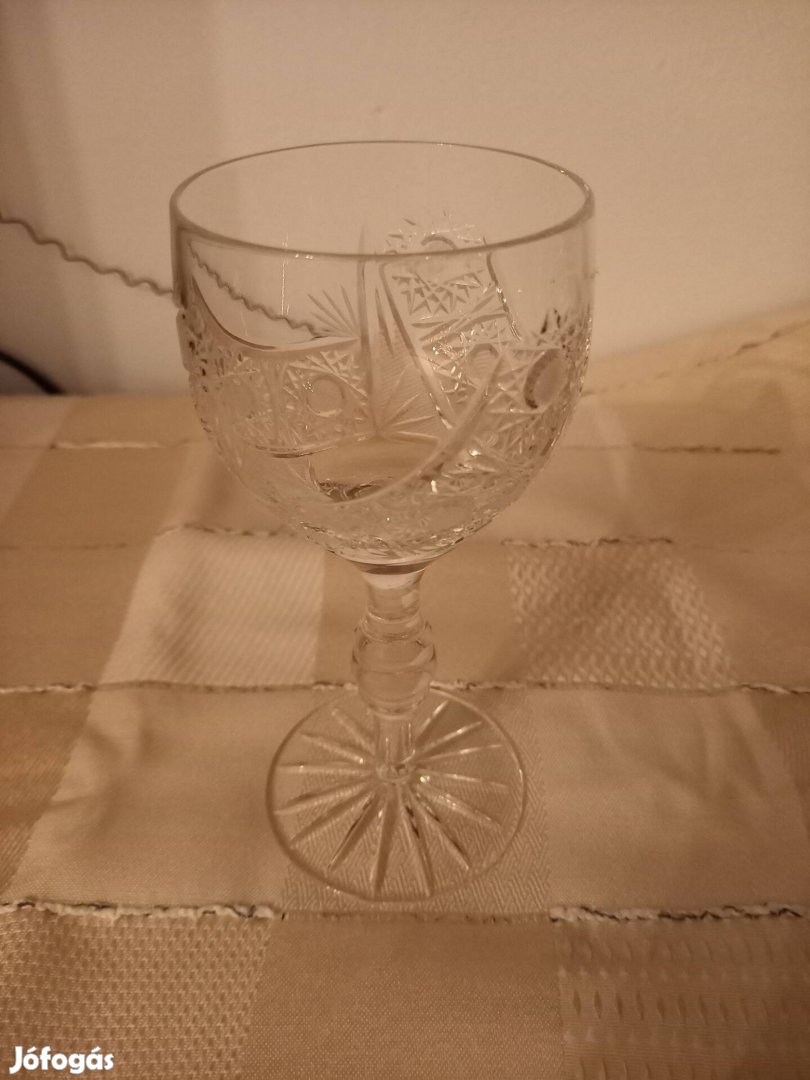 Kristály pohár készlet