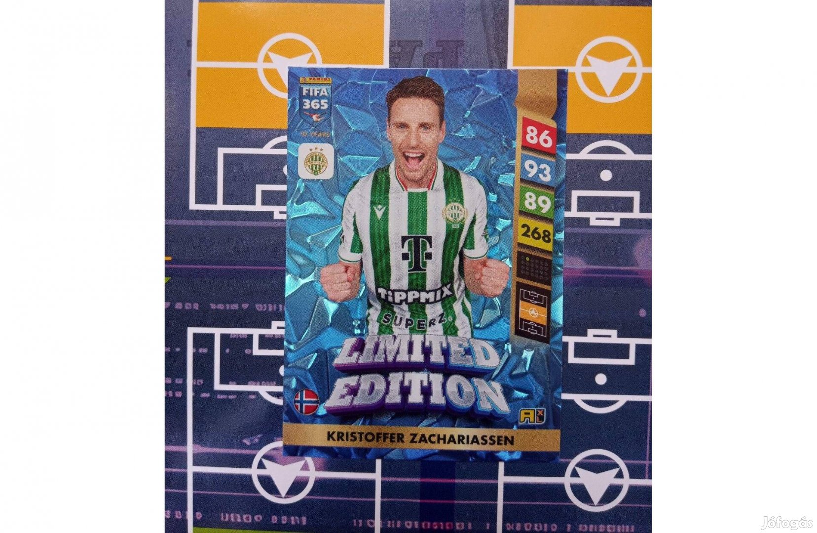 Kristoffer Zachariassen (Ferencváros) Fifa 365 2025 Limited kártya