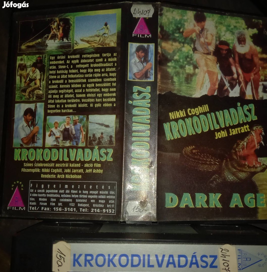 Krokodilvadász - akció vhs