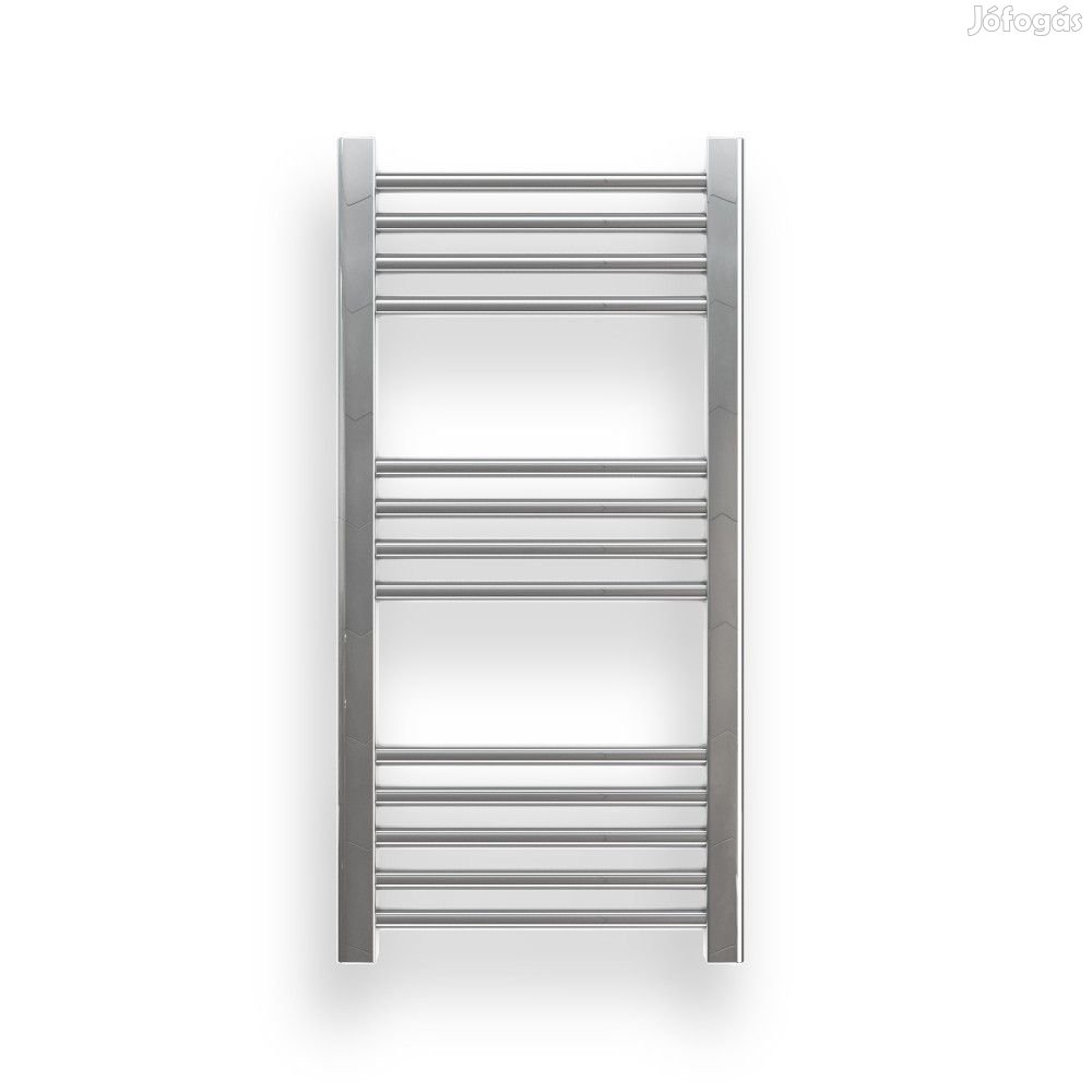 Króm 400x800mm törölközőszárítós fürdőszobai radiátor Welland Lux | K