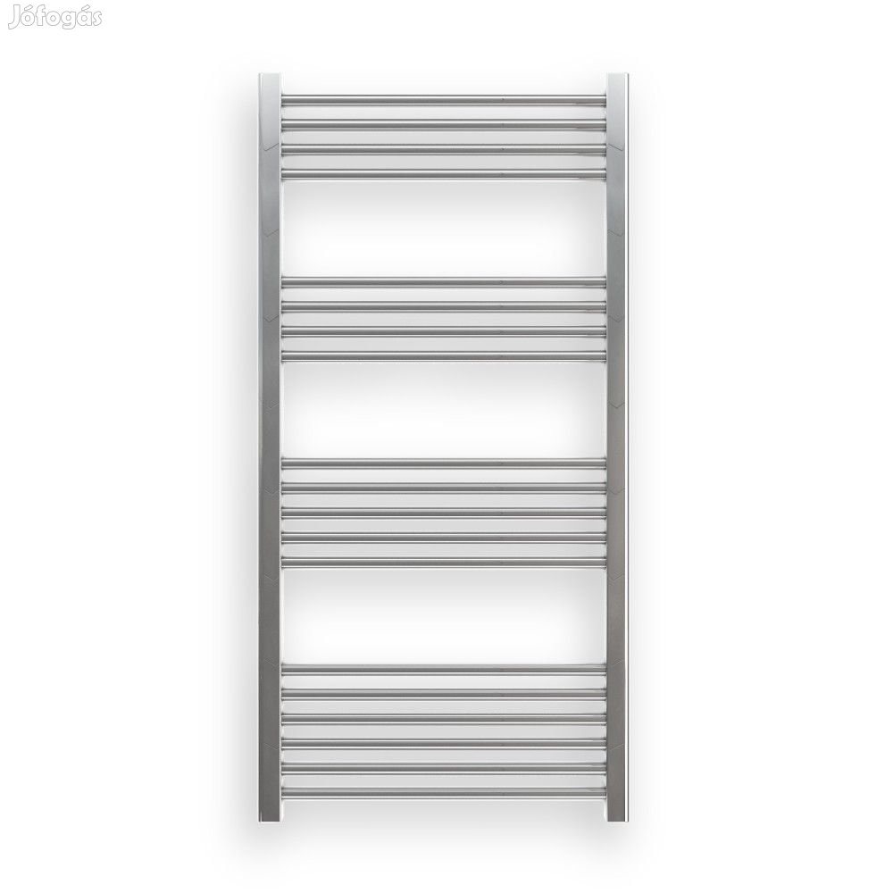 Króm 600x1200mm törölközőszárítós fürdőszobai radiátor Welland Lux |