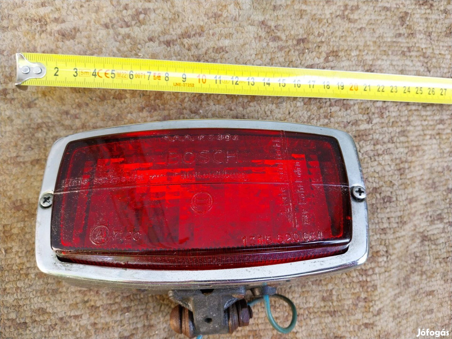 Króm Bosch zárófény köd lámpa veterán autó BMW VW Mercedes-Benz