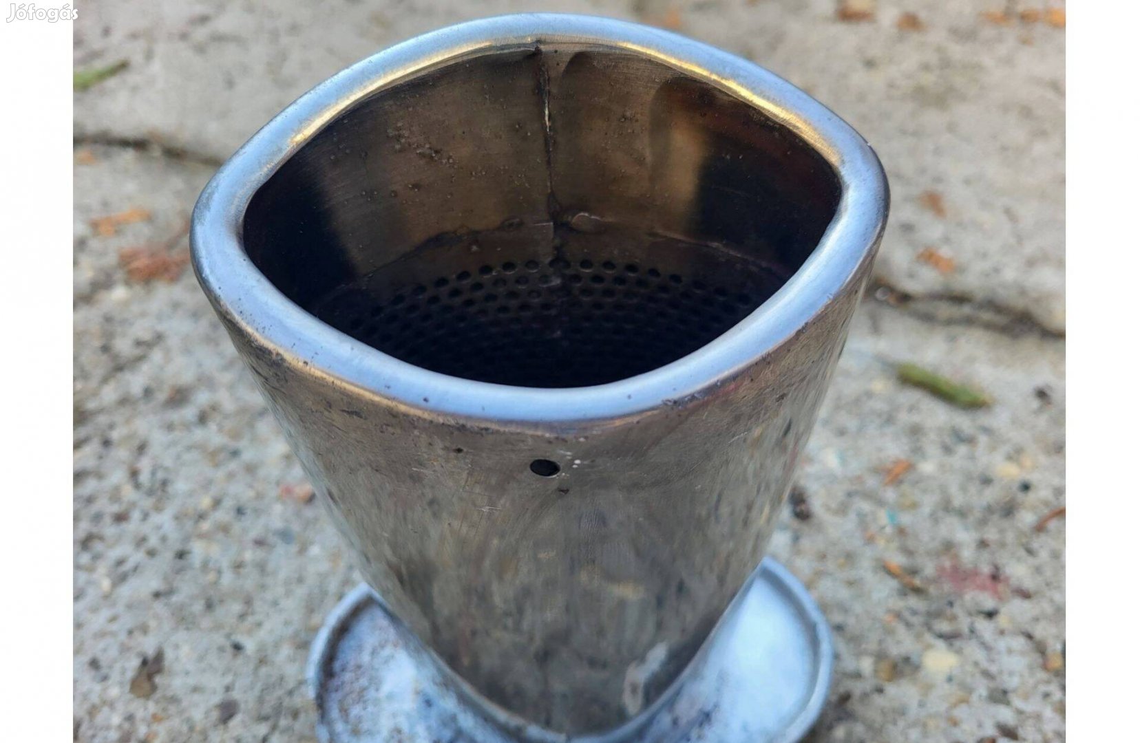 Króm kipufogóvég ovális Krómvég Inox