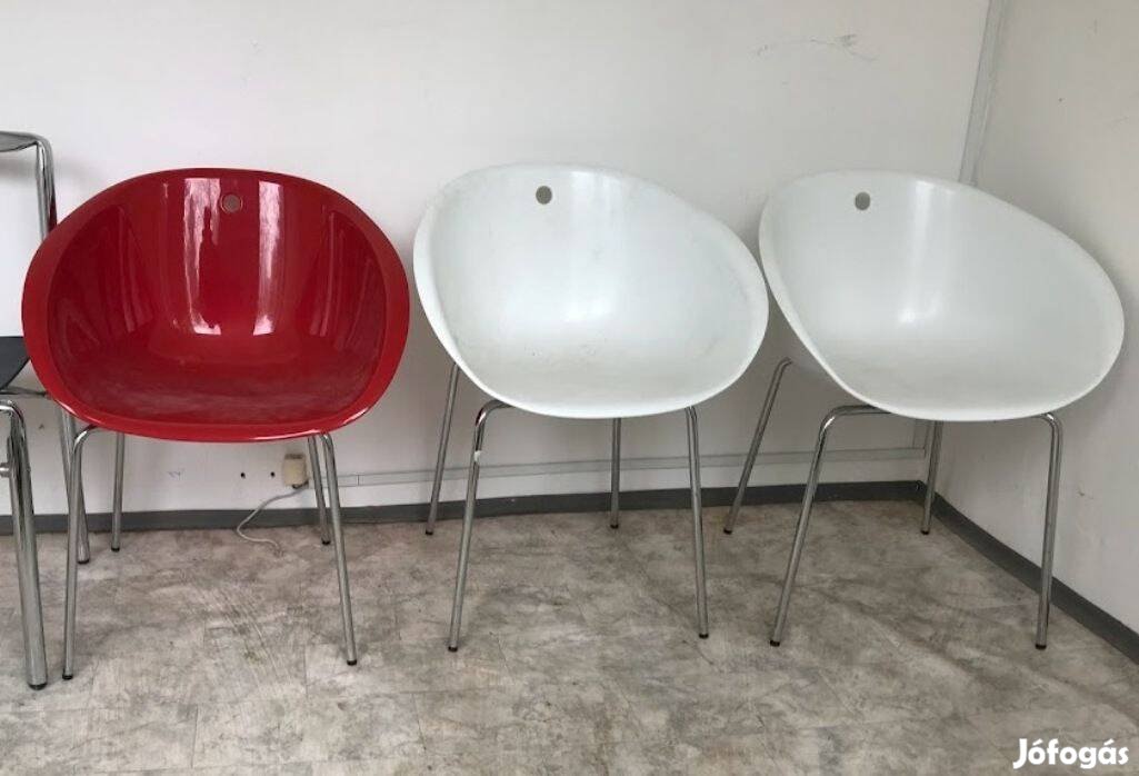 Krómvázú kagyló szék