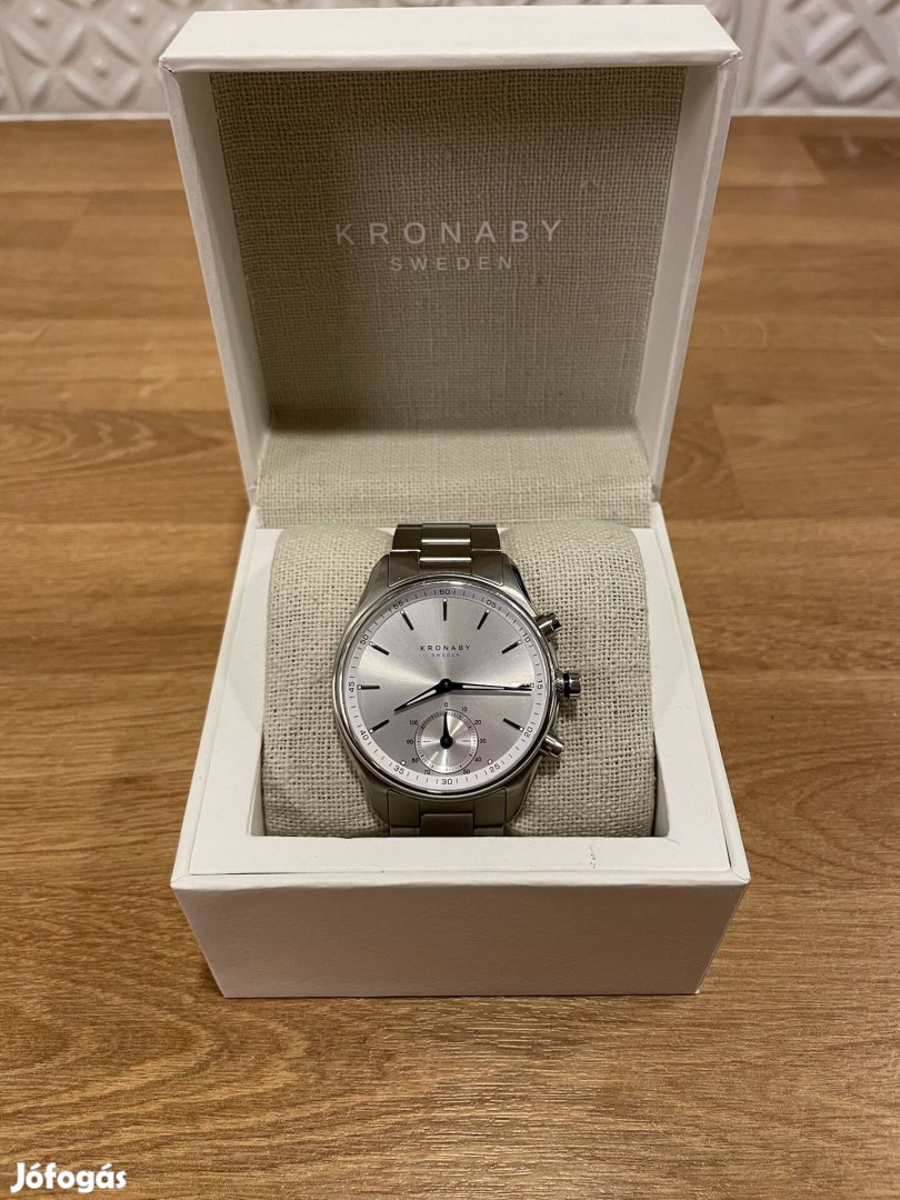 Kronaby Sekel 43 mm acél karóra  