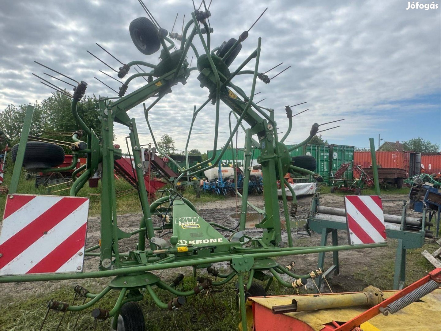 Krone 7.70 -es Rendterítő , Rendkezelő . 6 Rotoros