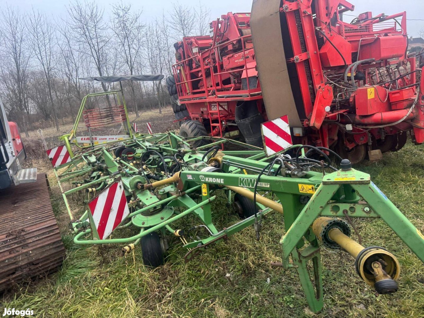 Krone KW 11.02/10T , 10 Rotoros Rendterítő , Rendkezelő