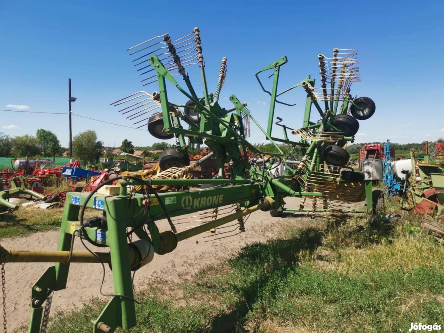 Krone Swadro 1201 Rendképző , Rendsodró , Oldalrendképző
