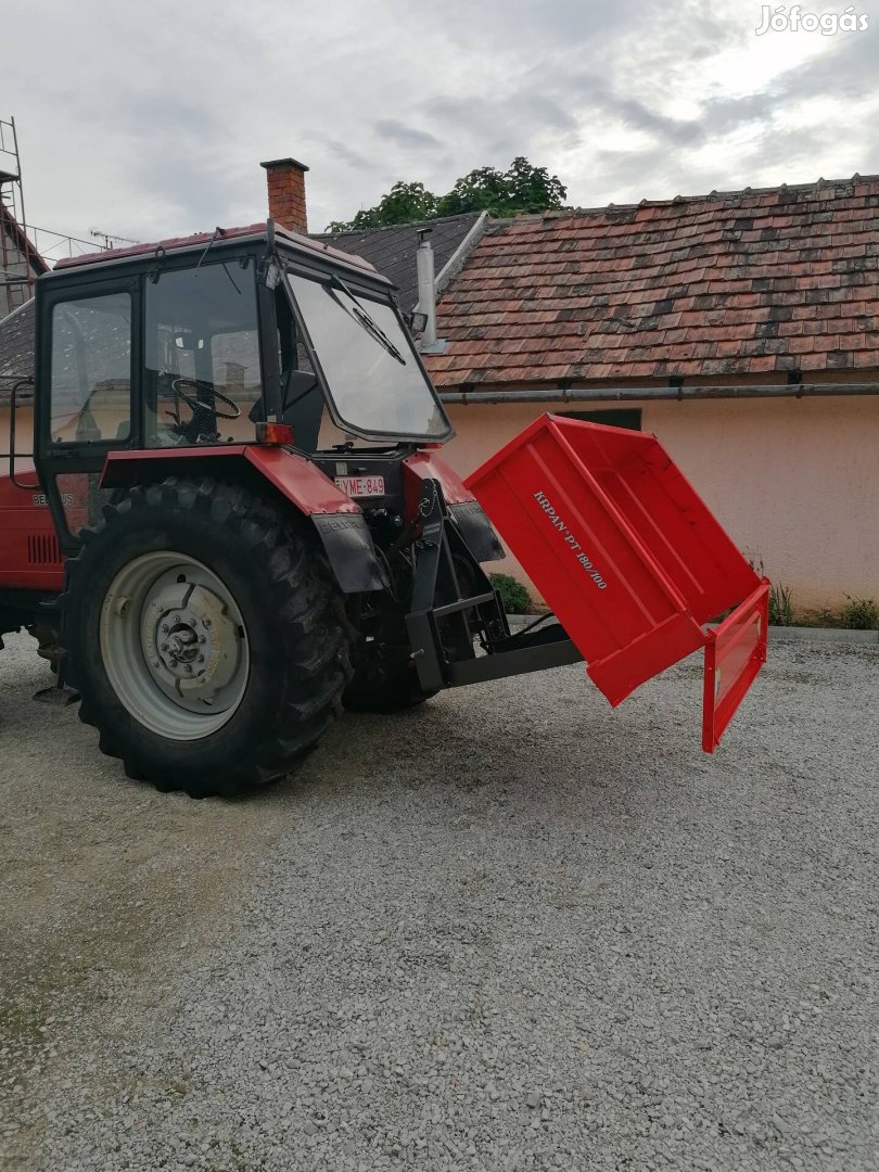 Krpan hidraulikus billenő billencs láda Mtz Zetor Traktor méret