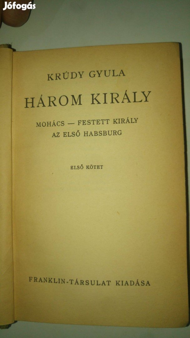 Krúdy Gyula Három király I. (töredék)