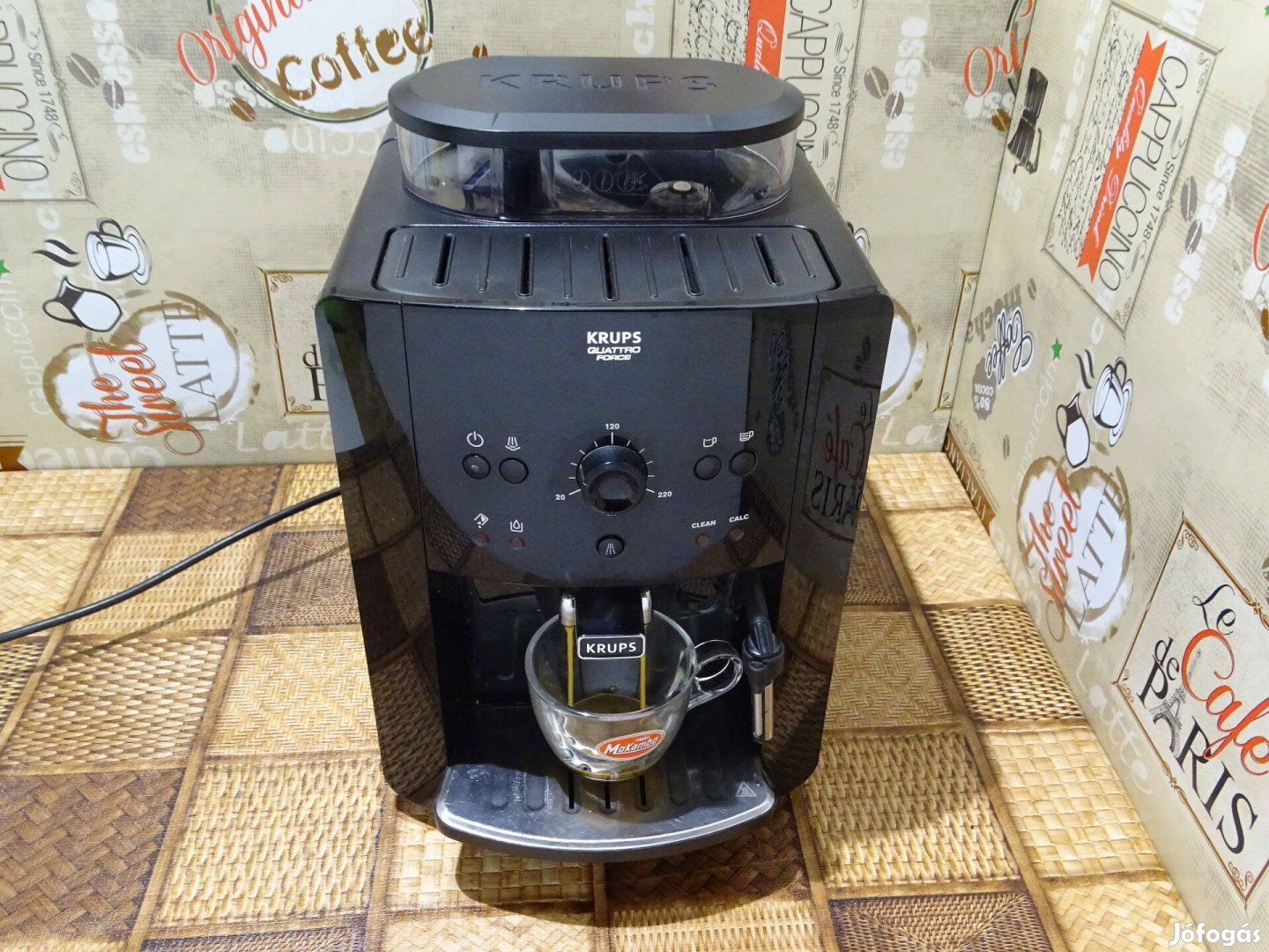 Krups EA 81 Quattro Force automata kávégép kávéfőző fekete