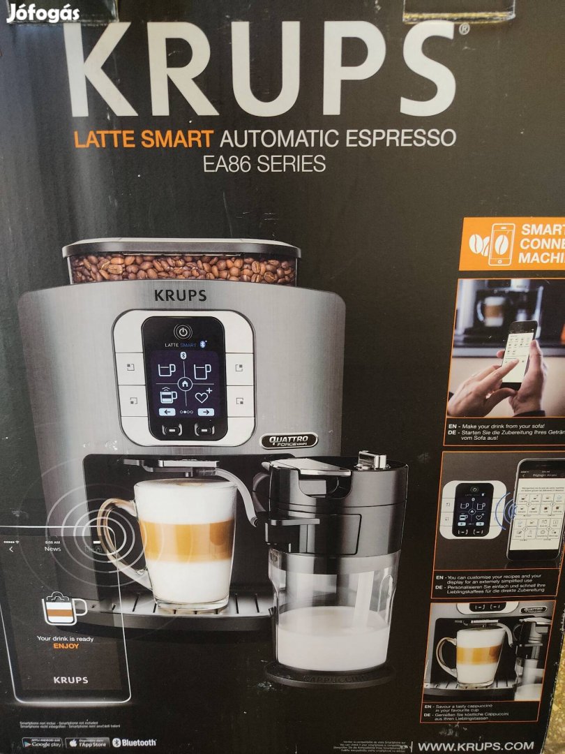 Krups Ea860E Cappuccino full automata kávéfőző