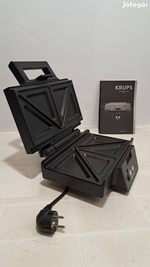 Krups Fdk 451 szendvicssütő, toaster (850 W) 25 x 12 cm, A+