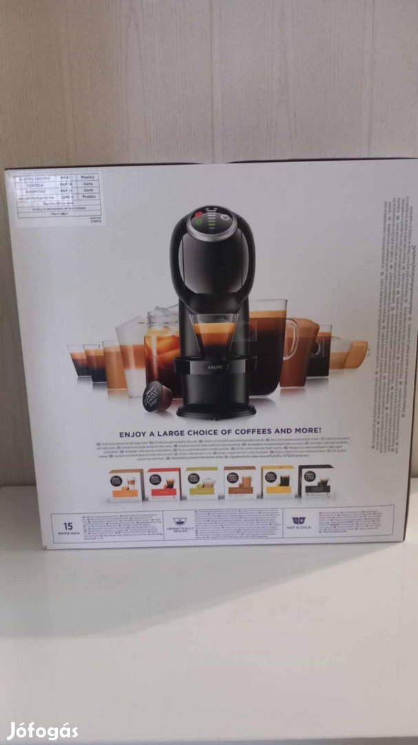 Krups KP340810 Dolce Gusto Genio S Plus Kapszulás kávéfőző, 0.8l, 1500