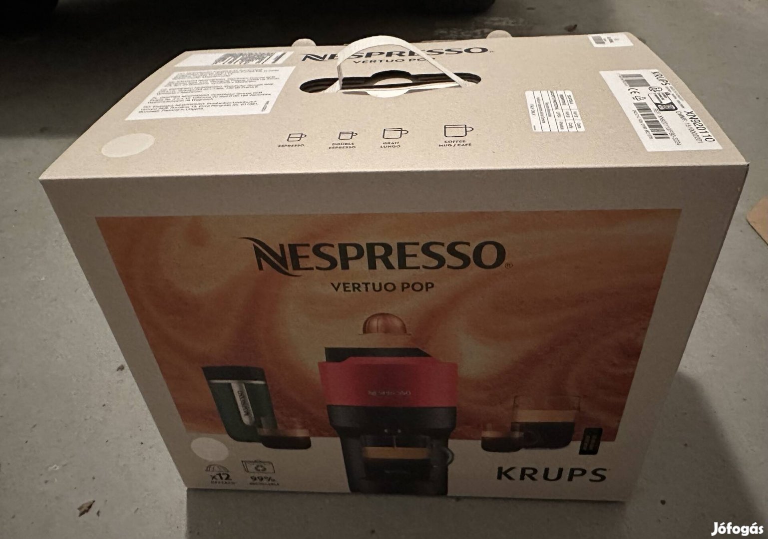 Krups Nespresso kave fozo