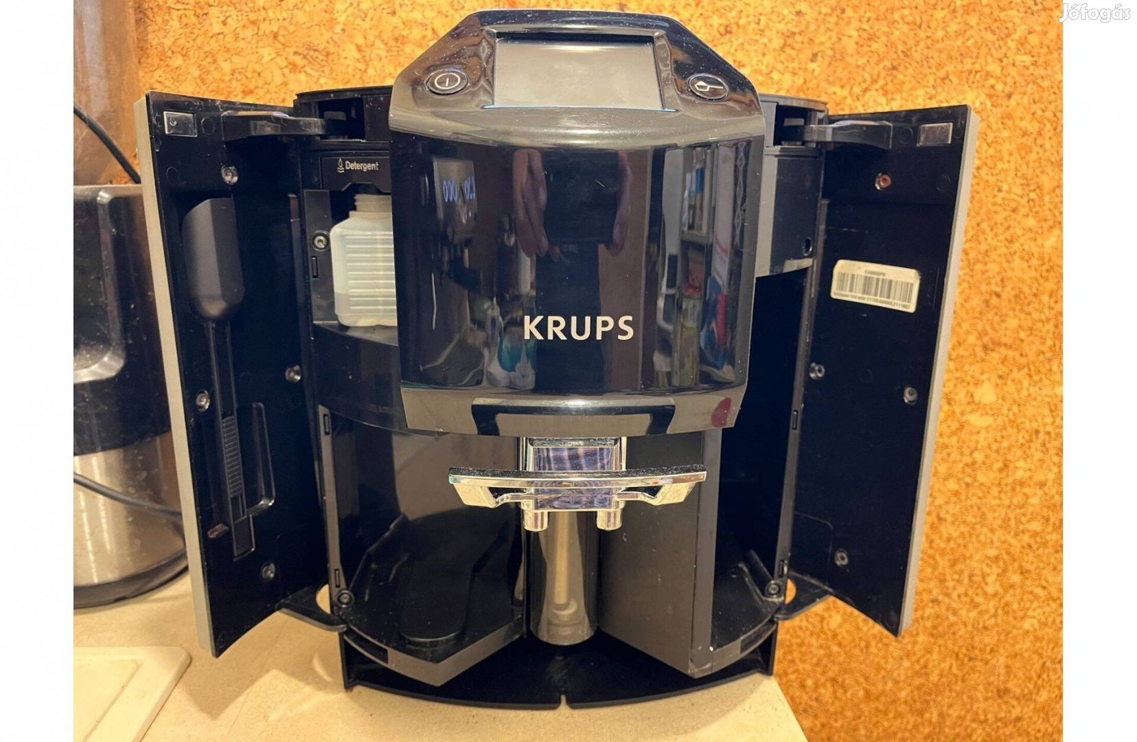 Krups barista automata kávégép érintő képernyős napi használatból!