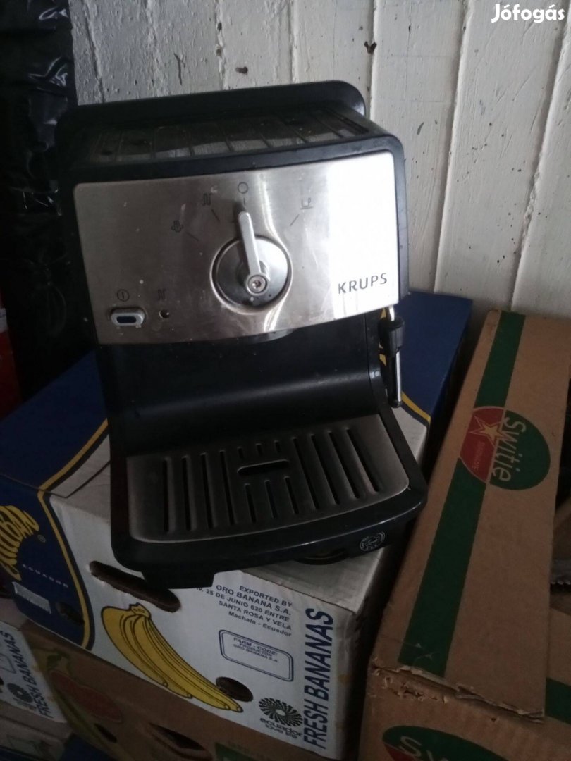 Krups expresszo kávéfőző xp4020 fekete 5000ft óbuda a fényképeken láth