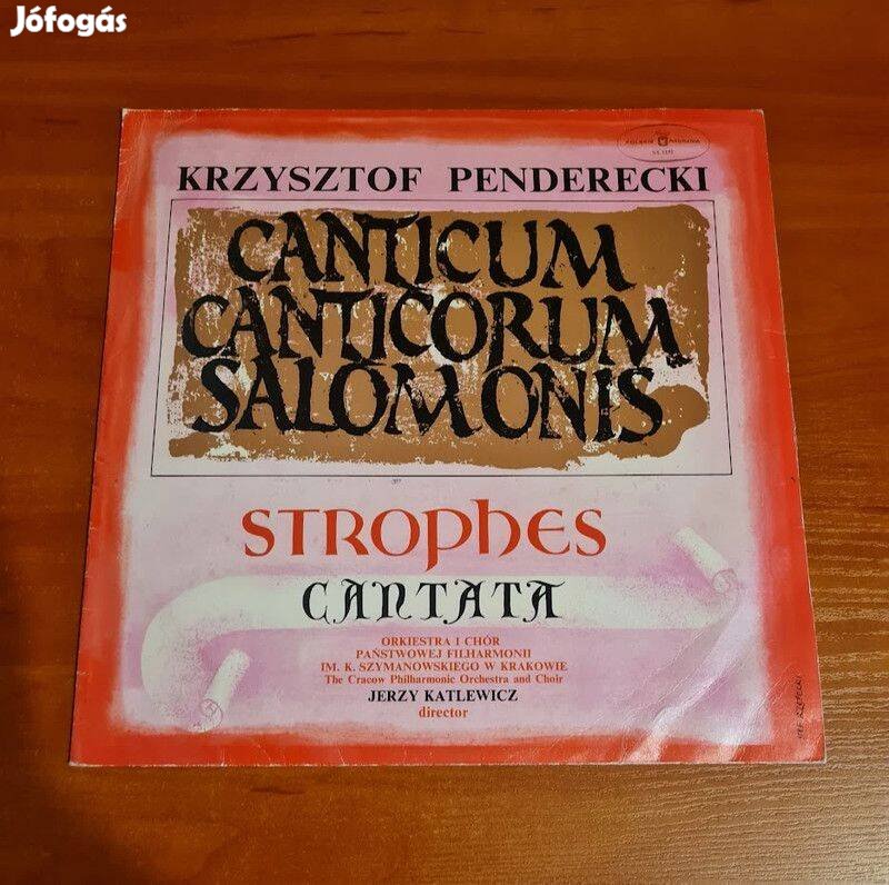 Krzysztof Pendereczki - Canticum Canticorum Salomonis / Strophes / Can