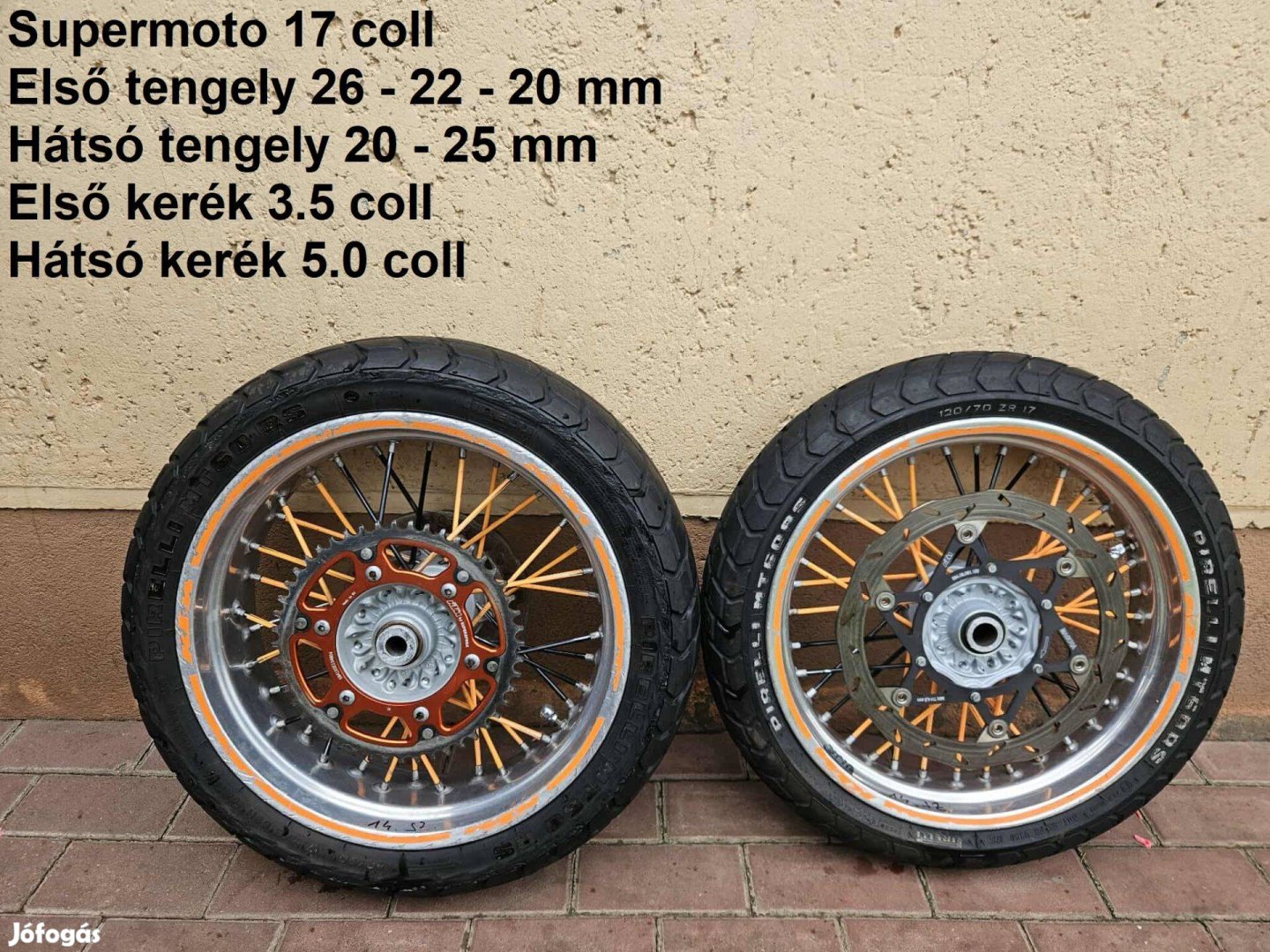 Ktm Exc Sx Sxf Lc4 supermoto kerék