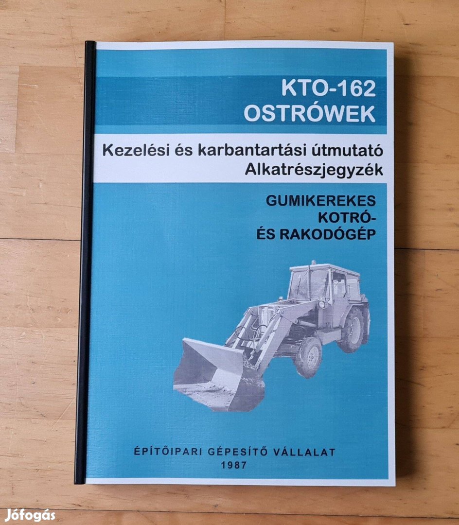 Kto-162 Ostrowek kezelési és alkatrészkatalógus