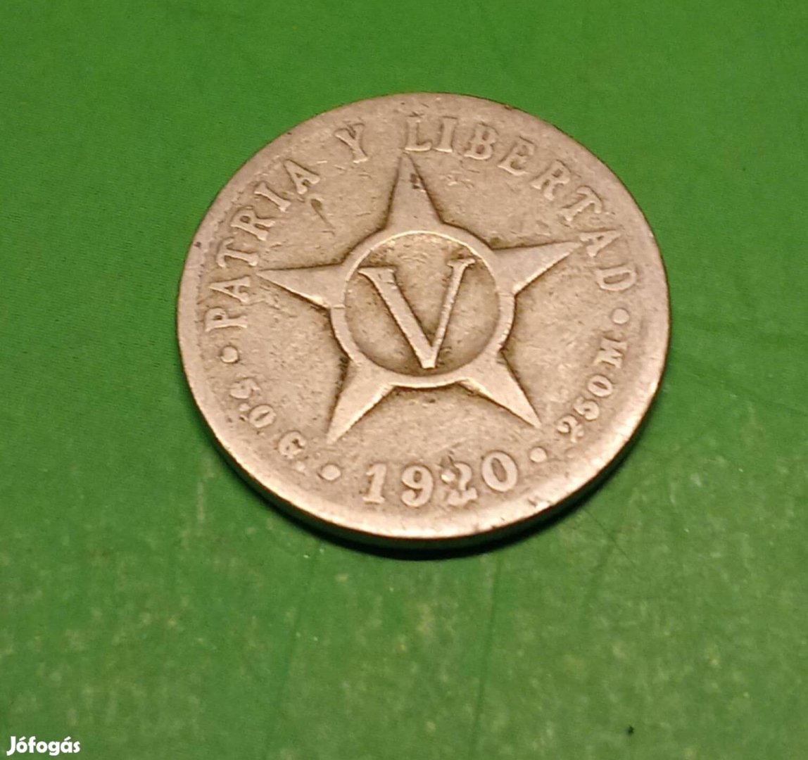 Kuba 5 centavos 1920