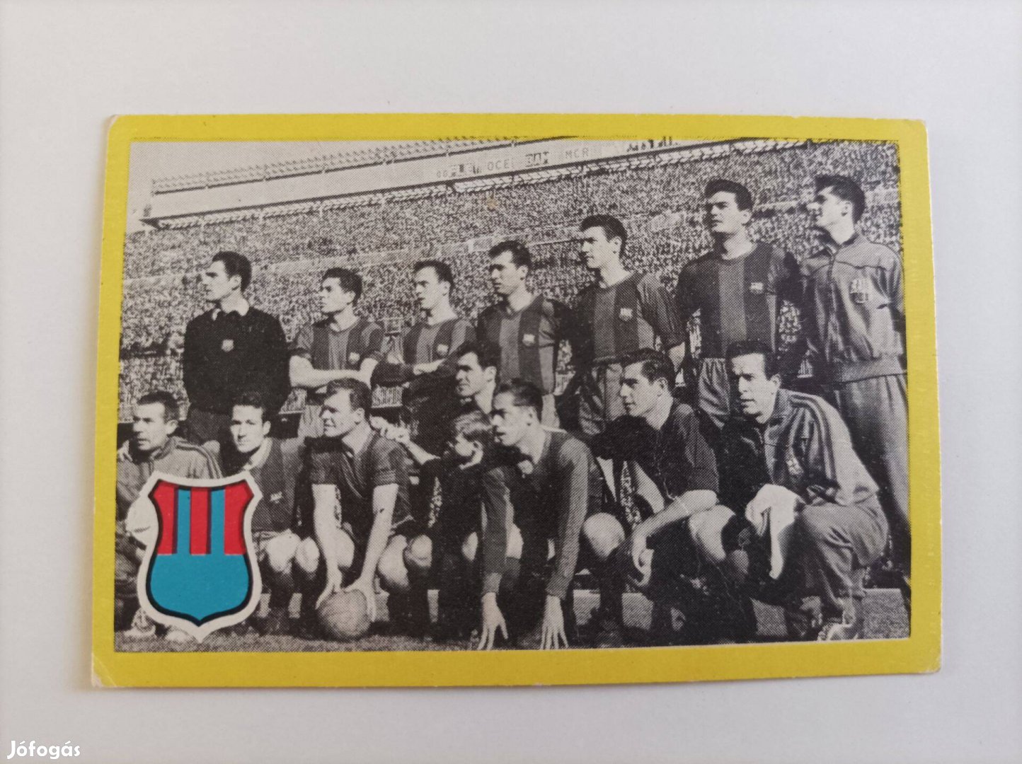 Kubala László Barcelona csapat kártya