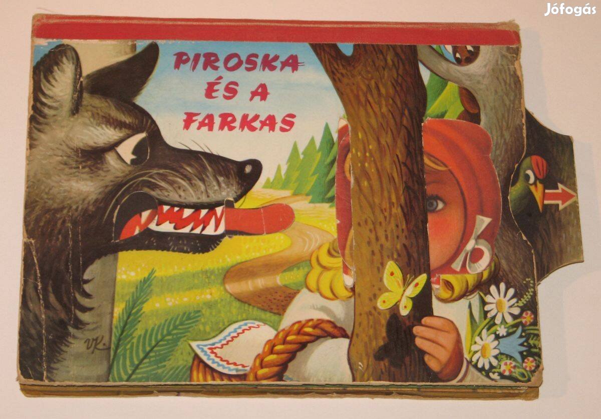 Kubasta Piroska és a farkas 1973 hiánytalan nagyon szép Bp. 12. ker