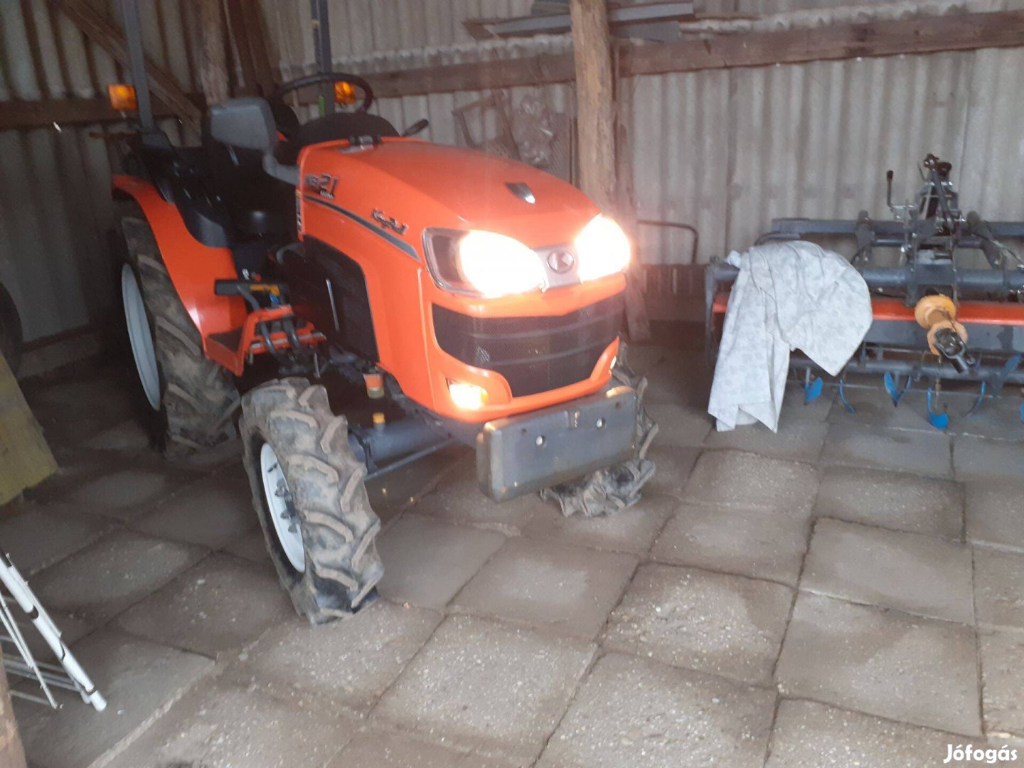 Kubota 21les kistraktor