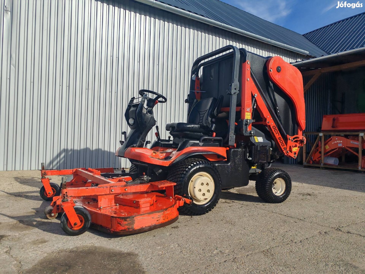 Kubota F3890 fűnyíró fűgyűjtő 38le diesel John deere 