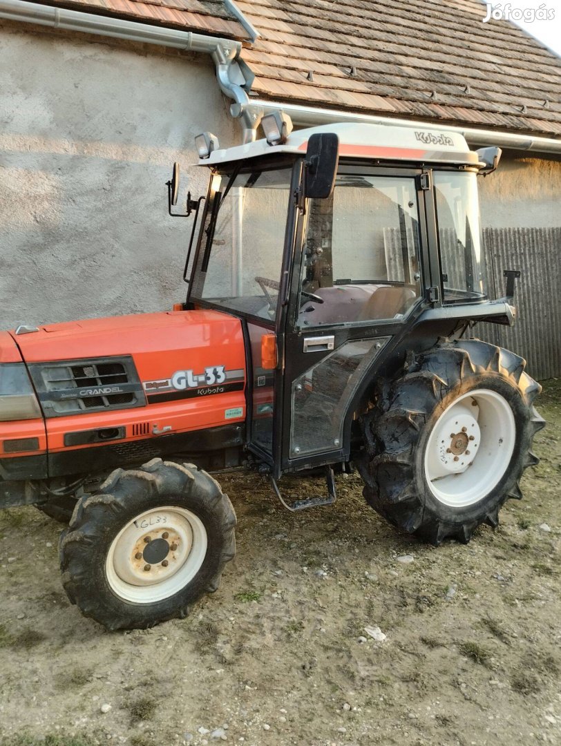 Kubota GL 33 Hi-Speed japán kis traktor eladó