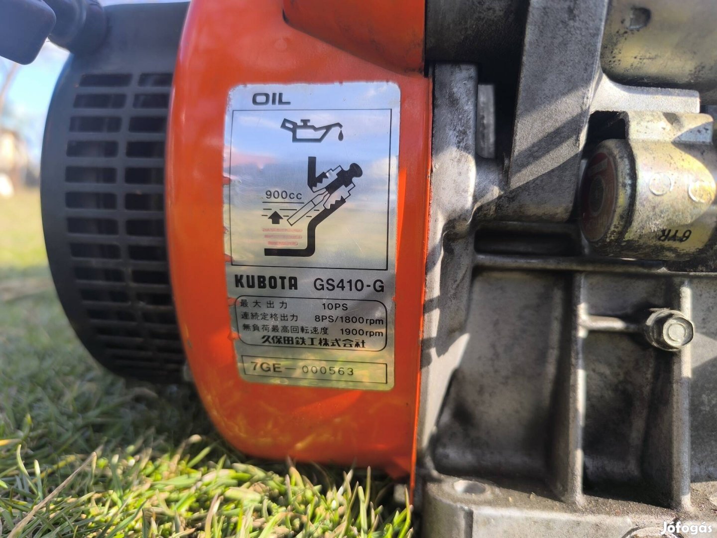 Kubota GS410-S stabil motor 