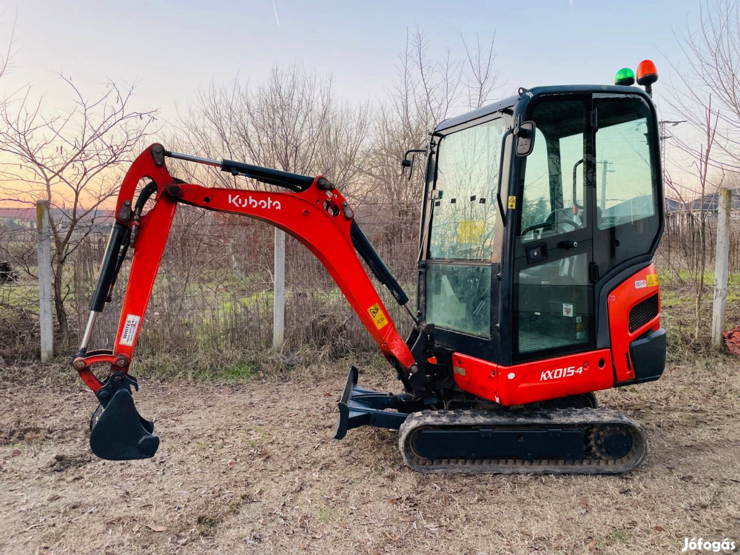 Kubota Kx015-4 minikotró Bobcat árokásó gumiláncos munkagép Kx