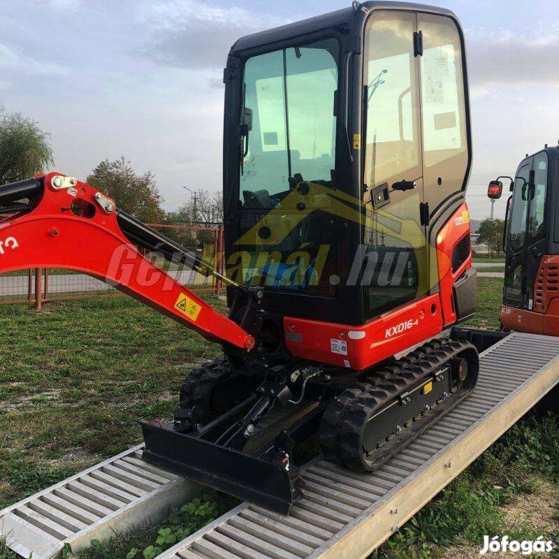 Kubota Kx016-4 minikotró, kotrógép