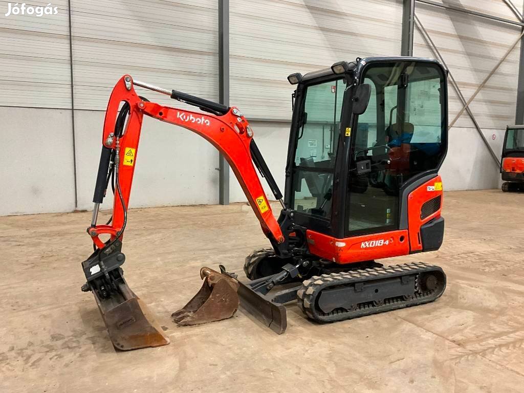 Kubota Kx018-4 / 770üó / 2db kanál / Lízing 20%-tól