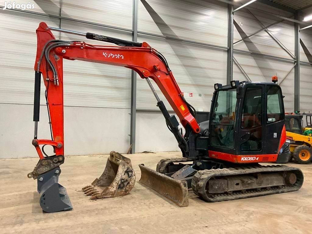 Kubota Kx080-4 / 1350üó / Lízing 20%-tól