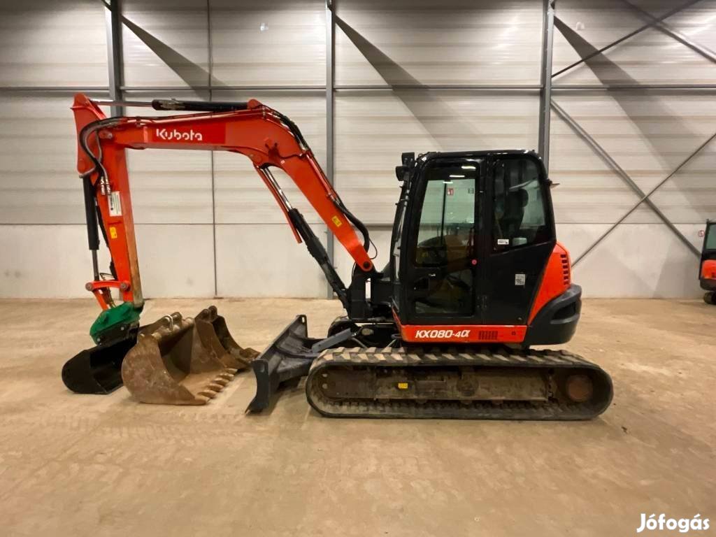 Kubota Kx080-4 / 2100üó / Lízing 20%-tól