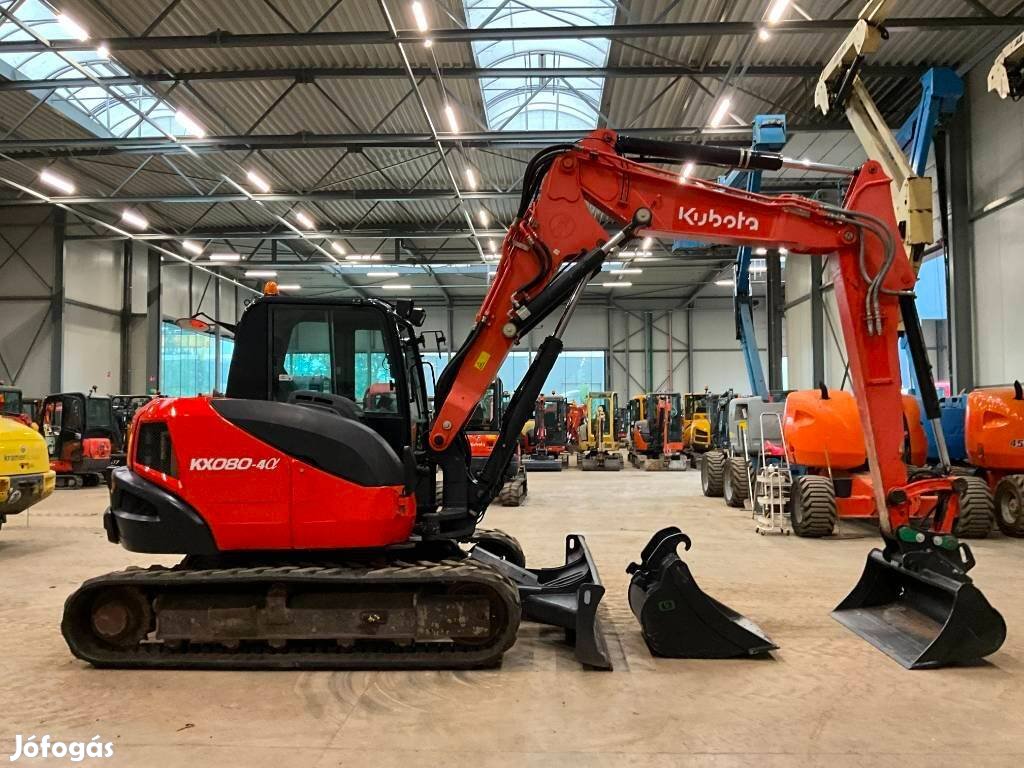 Kubota Kx80 -4 / 1600üó / Klíma / Lízing 20%-tól