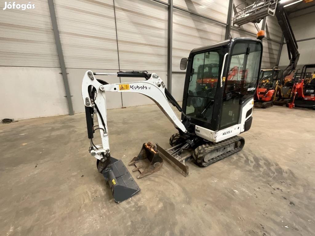 Kubota Kx 015-4 / 1.662 h üzemóra / Lízing 20%-tól