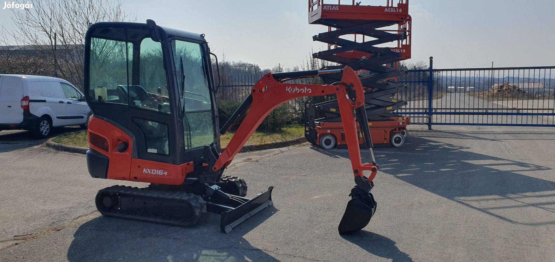 Kubota Kx 016-4 gumihevederes forgókotrógép