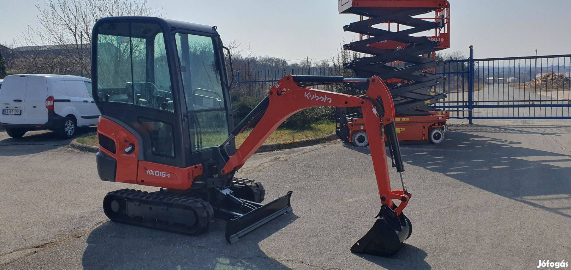 Kubota Kx 016-4 gumihevederes forgókotrógép