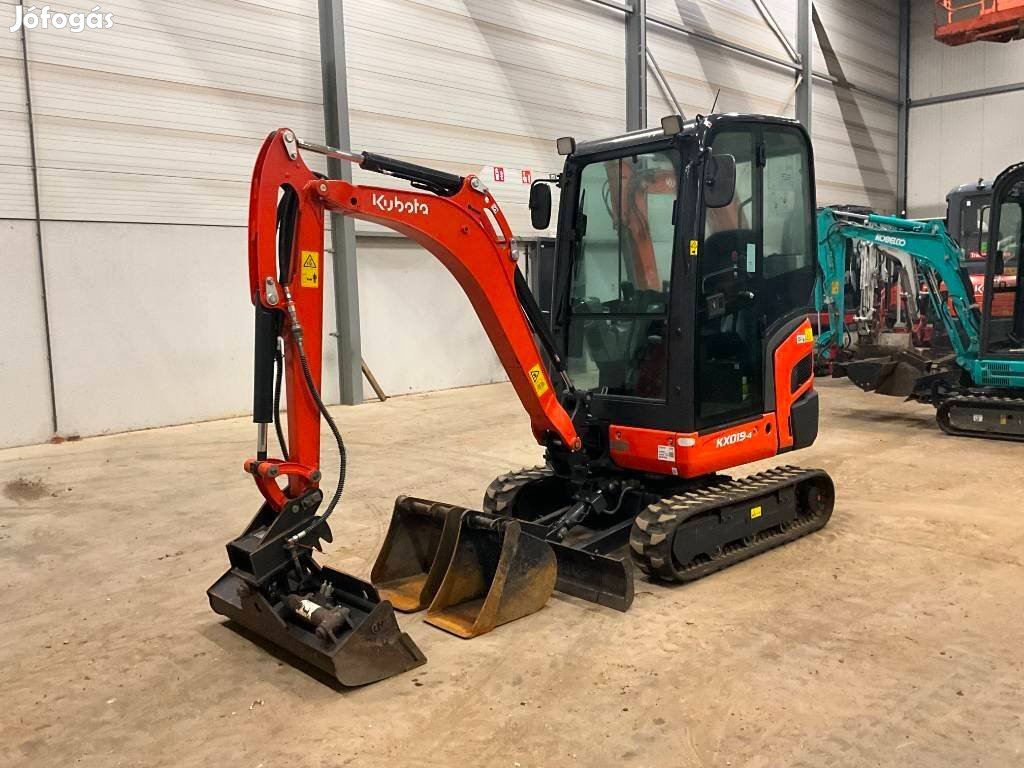 Kubota Kx 019-4 Minikotró / 295 üzemóra / Lízing 20%-tól