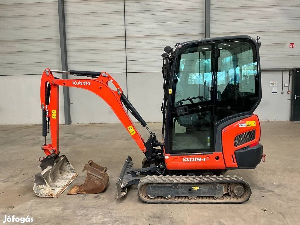 Kubota Kx 019-4/ 755 h üzemóra / Lízing 20%-tól