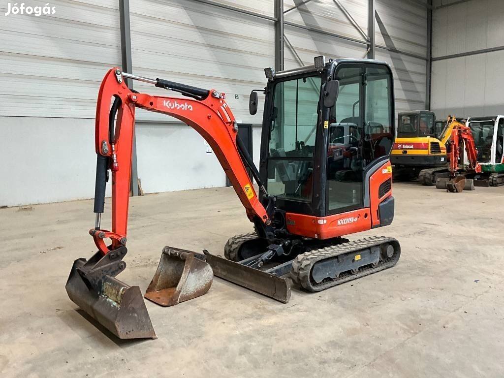 Kubota Kx 019-4 / 890 h üzemóra / Lízing 20%-tól